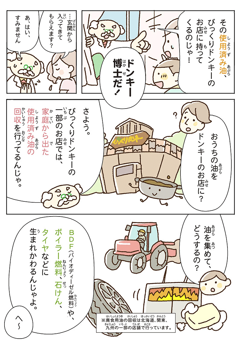 使い終わった油をリサイクル！？ 第1話