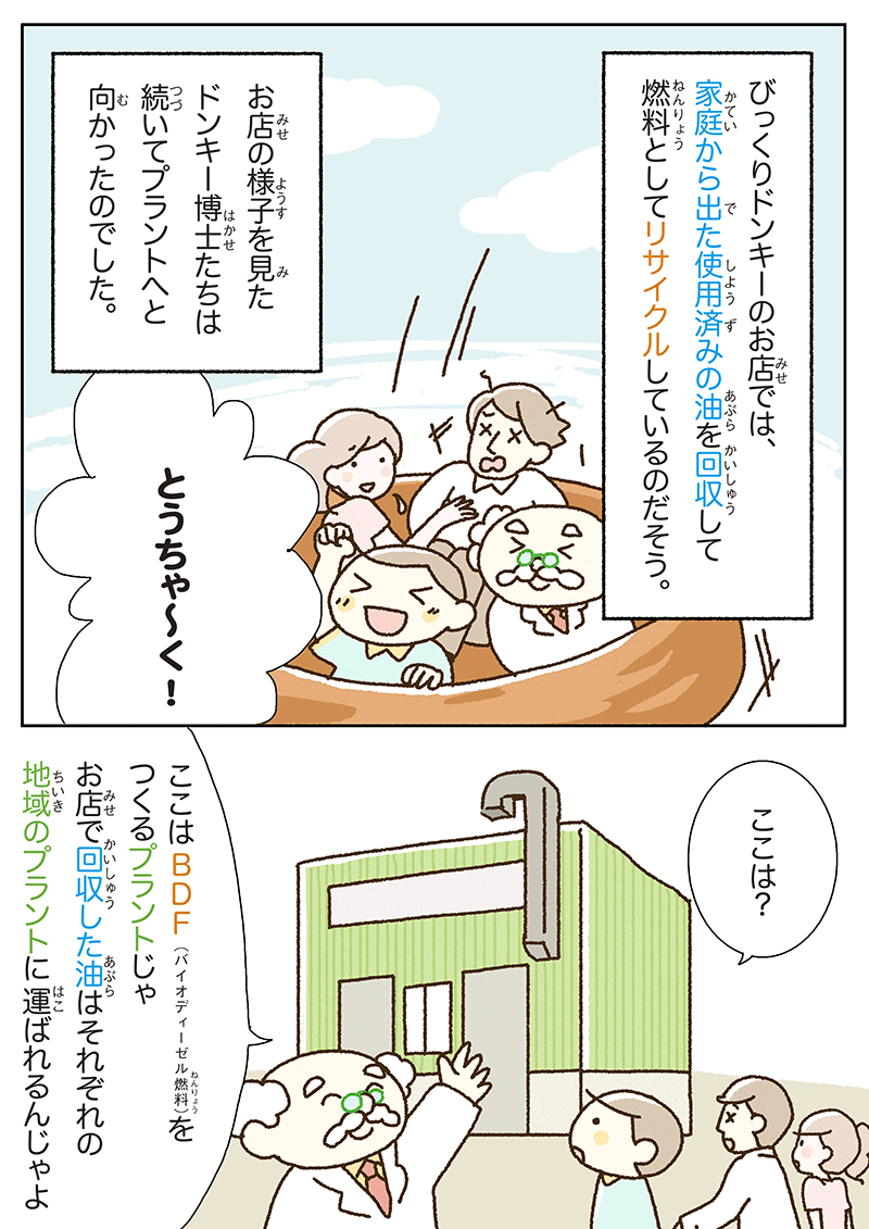 使い終わった油をリサイクル！？ 第3話
