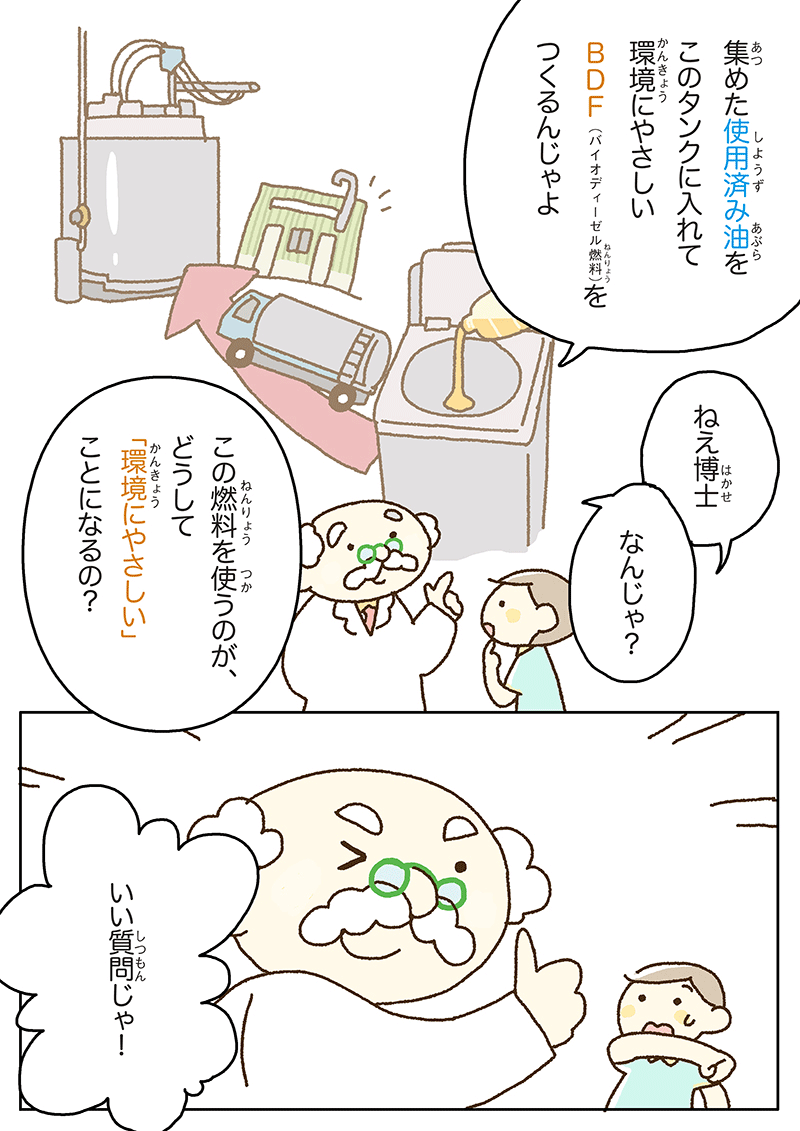 使い終わった油をリサイクル！？ 第3話